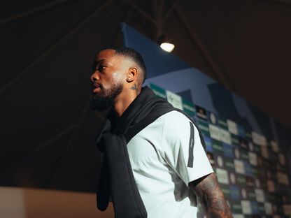 إيفان توني قبل مباراة بين الأهلي والقادسية بالدوري السعودي - 13 مارس 2026 - X/@ALAHLI_FC