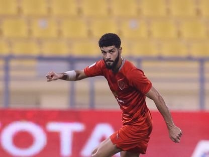 فرجاني ساسي خلال مباراة الدحيل والغرافة بدوري نجوم قطر - 4 يناير 2023 - twitter/DuhailSC