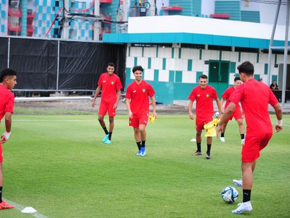 منتخب المغرب لكرة القدم تحت 17 عاماً في آخر حصة تدريبية قبل مواجهة بنما - 9 نوفمبر 2023 - frmf.ma