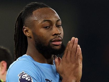 أنطوان سيمينيو خلال مباراة مانشستر سيتي ونوتنغهام فورست بالدوري الإنجليزي الممتاز - 4 مارس 2026 - Reuters