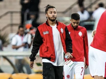 أسامة فلوح لاعب نادي الوداد الرياضي لكرة القدم - twitter/WACofficiel