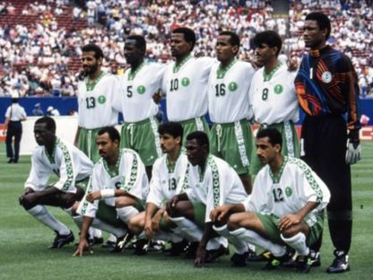 تشكيلة منتخب السعودية في أول مشاركة للبلاد في كأس العالم عام 1994 - Getty