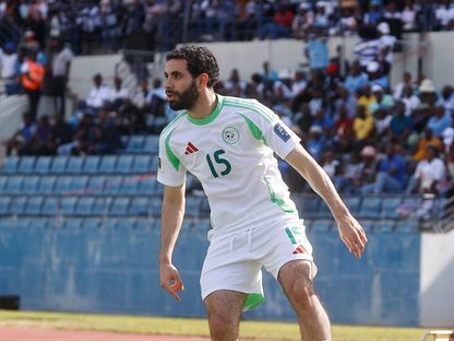 آيت نوري من مباراة الجزائر وبوتسوانا ضمن التصفيات المؤهلة لكأس العالم - 21 مارس 2025 - X/LesVerts