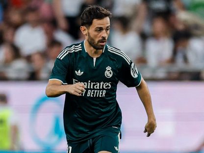 برناردو سيلفا خلال مباراة ريال مدريد وفيرينسفاروش الودية - 8 أغسطس 2026 - X/realmadrid
