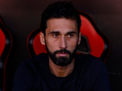 الفارو أربيلوا خلال مباراة إشبيلية وريال مدريد بالدوري الإسباني - 17 مايو 2026 - Reuters
