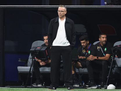 محمد وهبي مدرب المغرب خلال مباراة هايتي في كأس العالم - 24 يونيو 2026 - IMAGN IMAGES via Reuters Connect