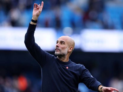 بيب غوارديولا في مباراة مانشستر سيتي وبيرنلي بالدوري الإنجليزي 27 سبتمبر 2025 - Reuters