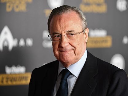 رئيس ريال مدريد فلورنتينو بيريز في باريس - 3 ديسمبر 2018 - AFP
