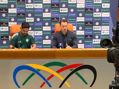 ماتياس يايسله مدرب الأهلي في مؤتمر صحفي عقب التعادل مع الشباب بالدوري السعودي - 17 أكتوبر 2025 - X@aawsat_spt