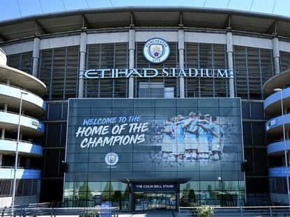 ملعب الاتحاد الخاص بنادي مانشستر سيتي - AFP