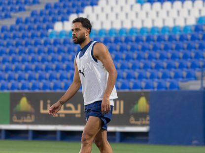 رينان لودي لاعب الهلال في حصة تدريبية - 23 مايو 2025 - X/@Alhilal_FC