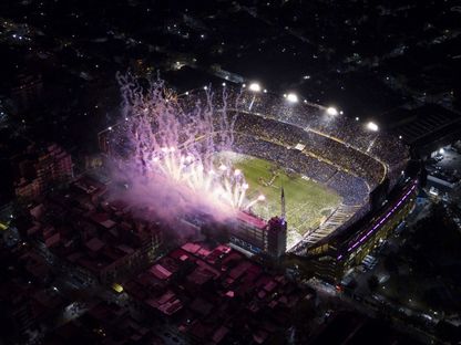 ملعب لا بومبونيرا لـ"بوكا جونيورز" في العاصمة الأرجنتينية بوينس آيرس - AFP