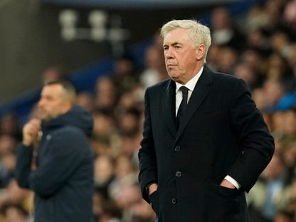 كارلو أنشيلوتي مدرب ريال مدريد في مباراة لاس بالماس بالدوري الإسباني - 19 يناير 2025 - Reuters