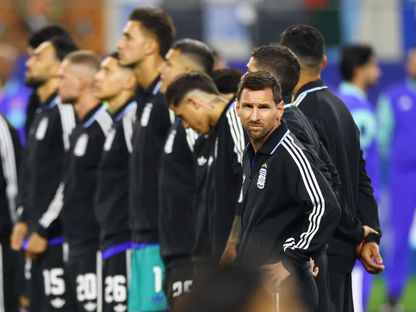 ليونيل ميسي مع الأرجنتين قبل مواجهة الأردن في كأس العالم - 27 يونيو 2026 - Reuters