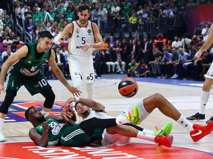 ريال مدريد وباناثينايكوس في نهائي الدوري الأوروبي لكرة السلة 2024 - Reuters