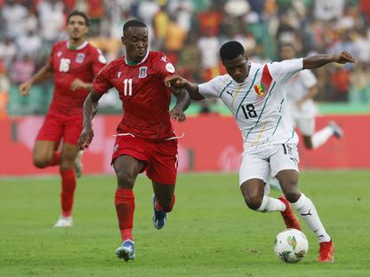 من مواجهة غينيا أمام غينيا الإستوائية في كأس أمم إفريقيا - 28 يناير 2024 - Reuters