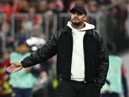 فينسن كومباني مدرب بايرن ميونيخ خلال مواجهة أرسنال بدوري أبطال أوروبا - 21 أكتوبر 2026 - Reuters