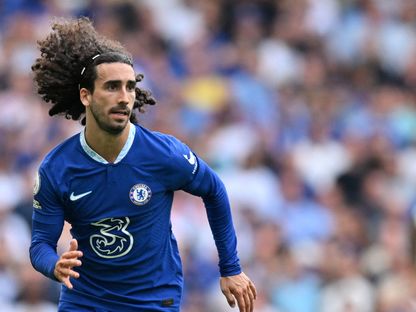 مارك كوكوريا لاعب تشيلسي خلال مواجهة توتنهام في الدوري الإنجليزي - 14 أغسطس 2022 - AFP