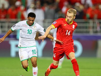 كأس آسيا 2023 - مباراة عمان مع قيرغيزستان - 25 يناير 2024 - REUTERS
