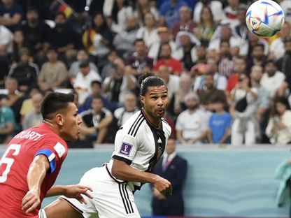 سيرج جنابري يسجل هدف تقدم ألمانيا أمام كوستاريكا في مونديال 2022 - Getty