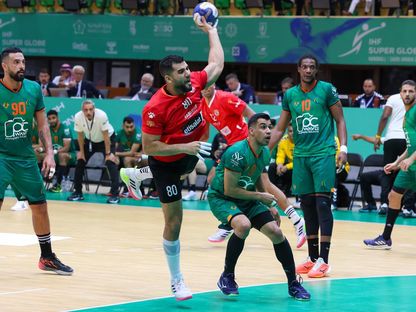 من مواجهة الأهلي المصري والنور السعودي في مونديال الأندية لكرة اليد - 7 نوفمبر 2023  - x/@Ahly_Handball