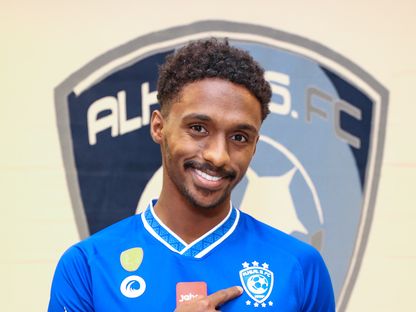 خليفة الدوسري لاعب نادي الهلال السعودي - TWITTER/@Alhilal_FC