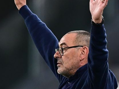 مدرب يوفنتوس ماوريسيو ساري - AFP