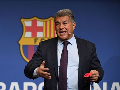 رئيس نادي برشلونة جوان لابورتا - Twitter/@BarcaUniversal