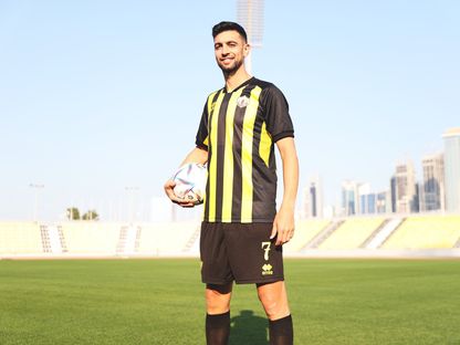 خافيير باستوري بقميص نادي قطر - 11 يناير 2023 - https://twitter.com/QatarSportClub