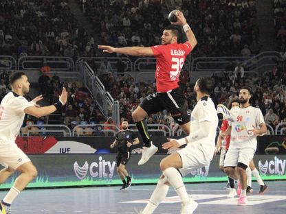 منتخب مصر لكرة اليد يهزم تونس في نصف نهائي كأس أمم إفريقيا 2024 في القاهرة - EgyptHandballA/fb