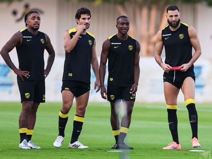 لاعبو الاتحاد في حصة تدريبية قبل مواجهة النصر في ثمن نهائي كأس الملك - 27 أكتوبر 2025 - X/@ittihad