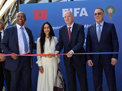 جياني إنفانتينو يفتتح المقر الإقليمي للفيفا في إفريقيا بالعاصمة المغربية الرباط - FRMFOFFICIEL/x