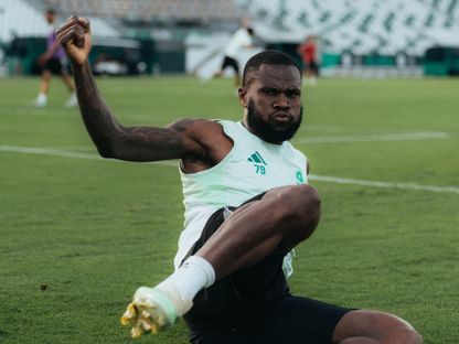 فرانك كيسيه في تدريبات النادي الأهلي - 15 يناير 2026 - X/@@ALAHLI_FC