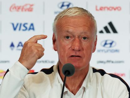 ديدييه ديشان مدرب منتخب فرنسا في مؤتمر صحفي - 17 يوليو 2026 - Reuters