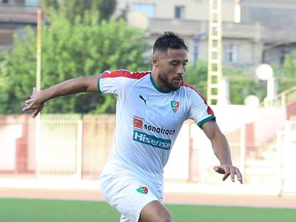 يوسف بلايلي لاعب مولودية الجزائر -  - Facebook/@Mouloudia Club d'Alger