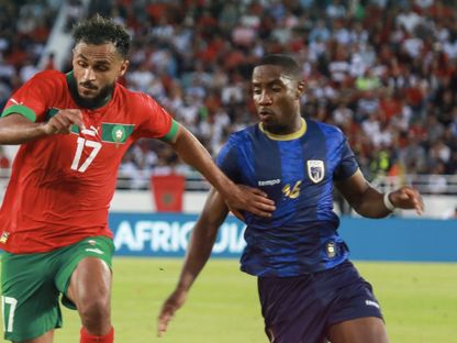سفيان بوفال في مباراة المغرب والرأس الأخضر الودية 12-6-2023 - Twitter/EnMaroc