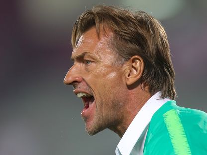 هيرفي رينارد مدرب المنتخب السعودي لكرة القدم - AFP