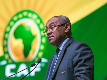 رئيس الاتحاد الإفريقي لكرة القدم الملغاشي أحمد أحمد - AFP