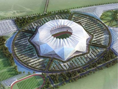 مجسم للملعب المرتقب تشييده بالقرب من الدار البيضاء استعداداً لكأس العالم 2030  - www.archdaily.com