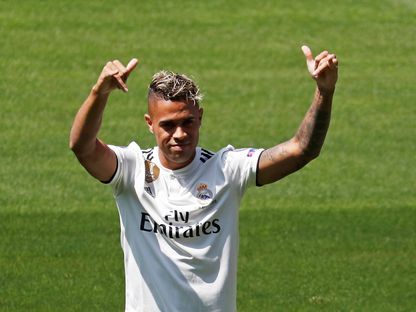 ماريانو دياز لاعب ريال مدريد - 31 أغسطس 2018 - REUTERS