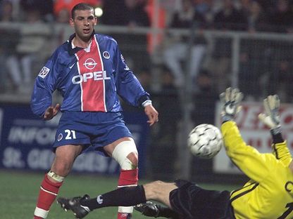 برونو رودريغيز اللاعب السابق لباريس سان جيرمان - 21 مارس 1999 - afp