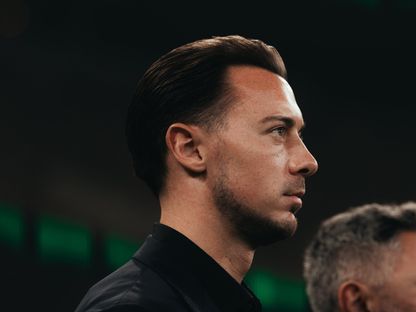 ماتياس يايلسه مدرب الأهلي في مباراة ضمك بالدوري السعودي - 4 أبريل 2026 - X/@ALAHLI_FC