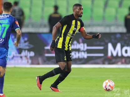 أحمد شراحيلي خلال مباراة بين الاتحاد والفتح في الدوري السعودي - 21 سبتمبر 2023  - X/@ittihad