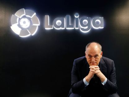 رئيس رابطة الدوري الإسباني "لا ليجا" خافيير تيباس - REUTERS