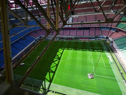 ملعب "سان سيرو" في ميلانو - 11 أبريل 2026 - REUTERS