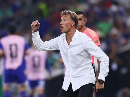 هيرفي رينارد مدرب تونس خلال مواجهة اليابان في كأس العالم - 21 يونيو 2026 - Reuters