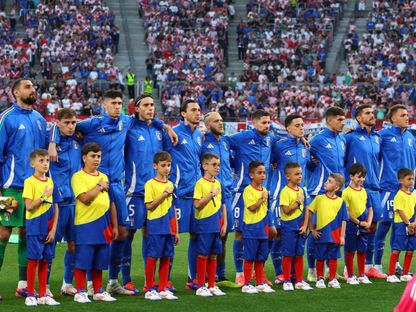 تشكيلة منتخب إيطاليا بمواجهة كرواتيا في بطولة أوروبا - 24 يونيو 2024 - REUTERS