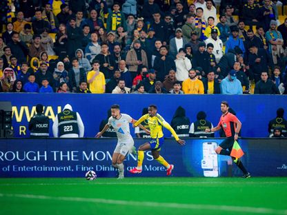 خلال مباراة بين الفتح والنصر بالدوري السعودي - 26 يناير 2025 - X/@FatehClub
