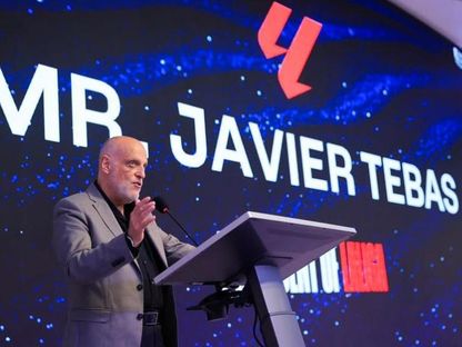 رئيس رابطة الدوري الإسباني خافيير تيباس - X/@Tebasjavier