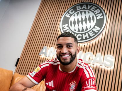 الدولي المغربي إسماعيل صيباري بقميص فريقه الجديد بارين ميونيخ - 1 يوليو 2026 - X/@FCBayern